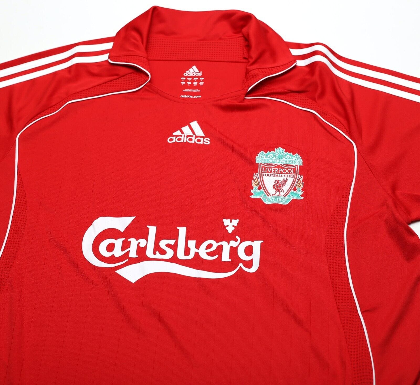 2006/08 TORRES #9 Liverpool Vintage adidas Home Football Shirt Jersey (L) BNWT