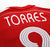 2006/08 TORRES #9 Liverpool Vintage adidas Home Football Shirt Jersey (M)