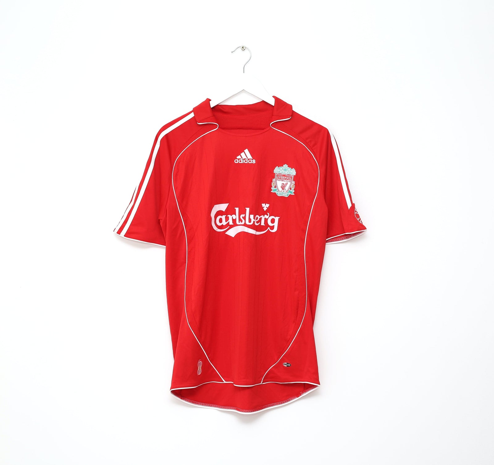 2006/08 TORRES #9 Liverpool Vintage adidas Home Football Shirt Jersey (M)