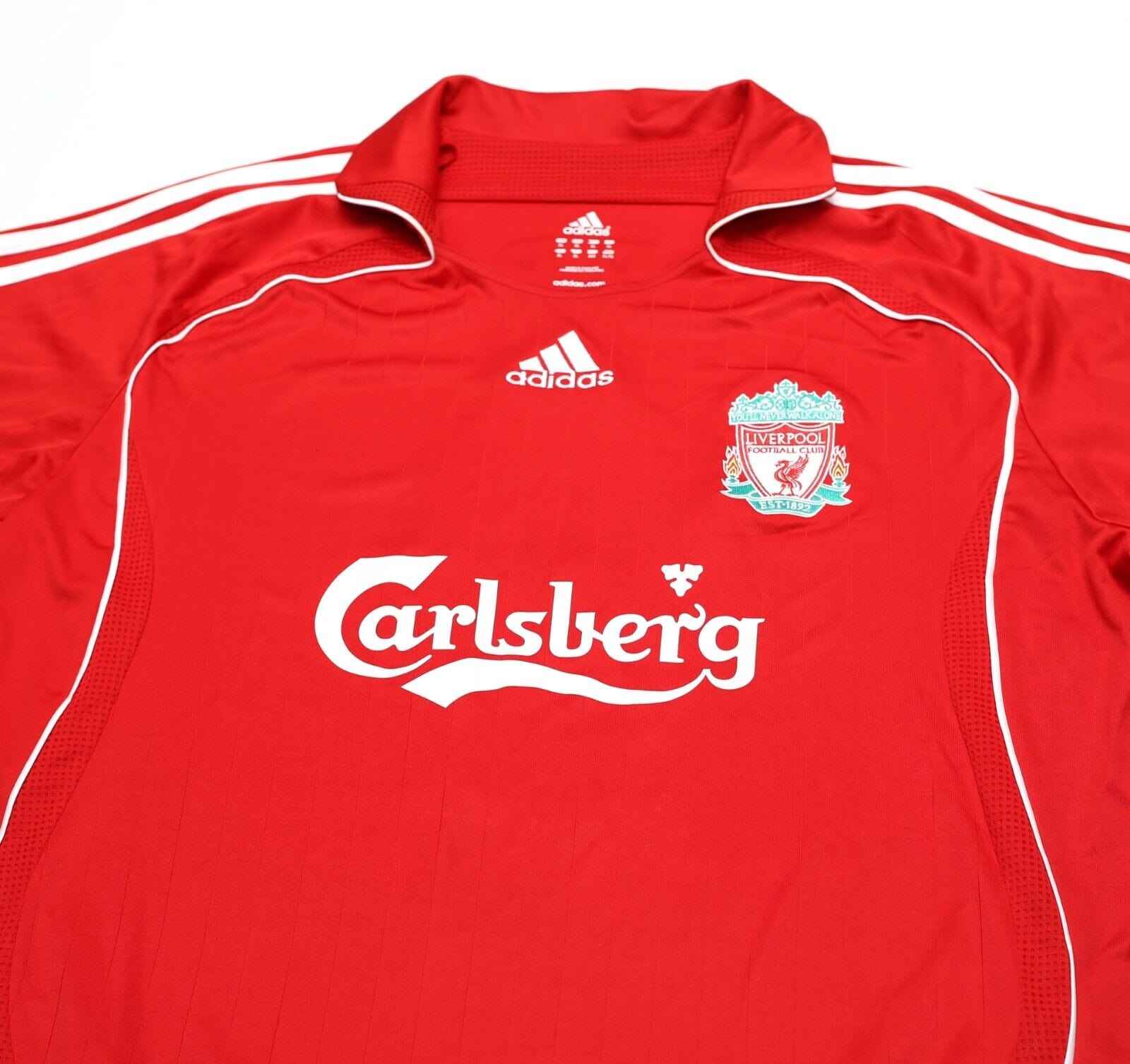 2006/08 TORRES #9 Liverpool Vintage adidas Home Football Shirt Jersey