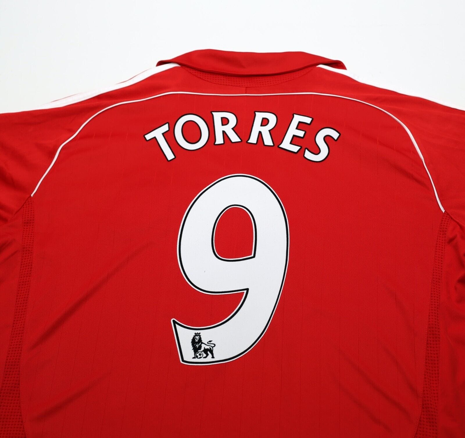 2006/08 TORRES #9 Liverpool Vintage adidas Home Football Shirt Jersey