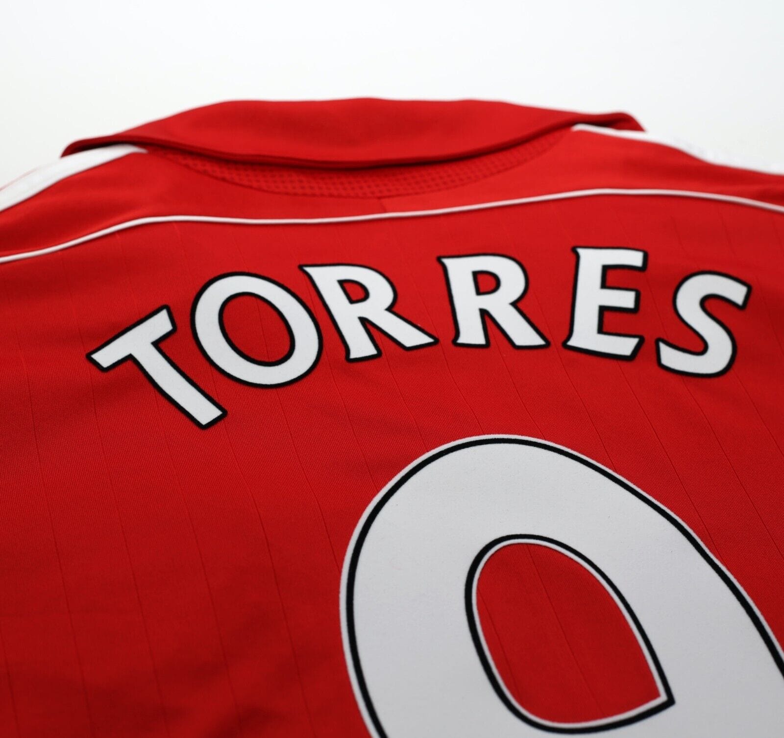 2006/08 TORRES #9 Liverpool Vintage adidas Home Football Shirt Jersey (XL)