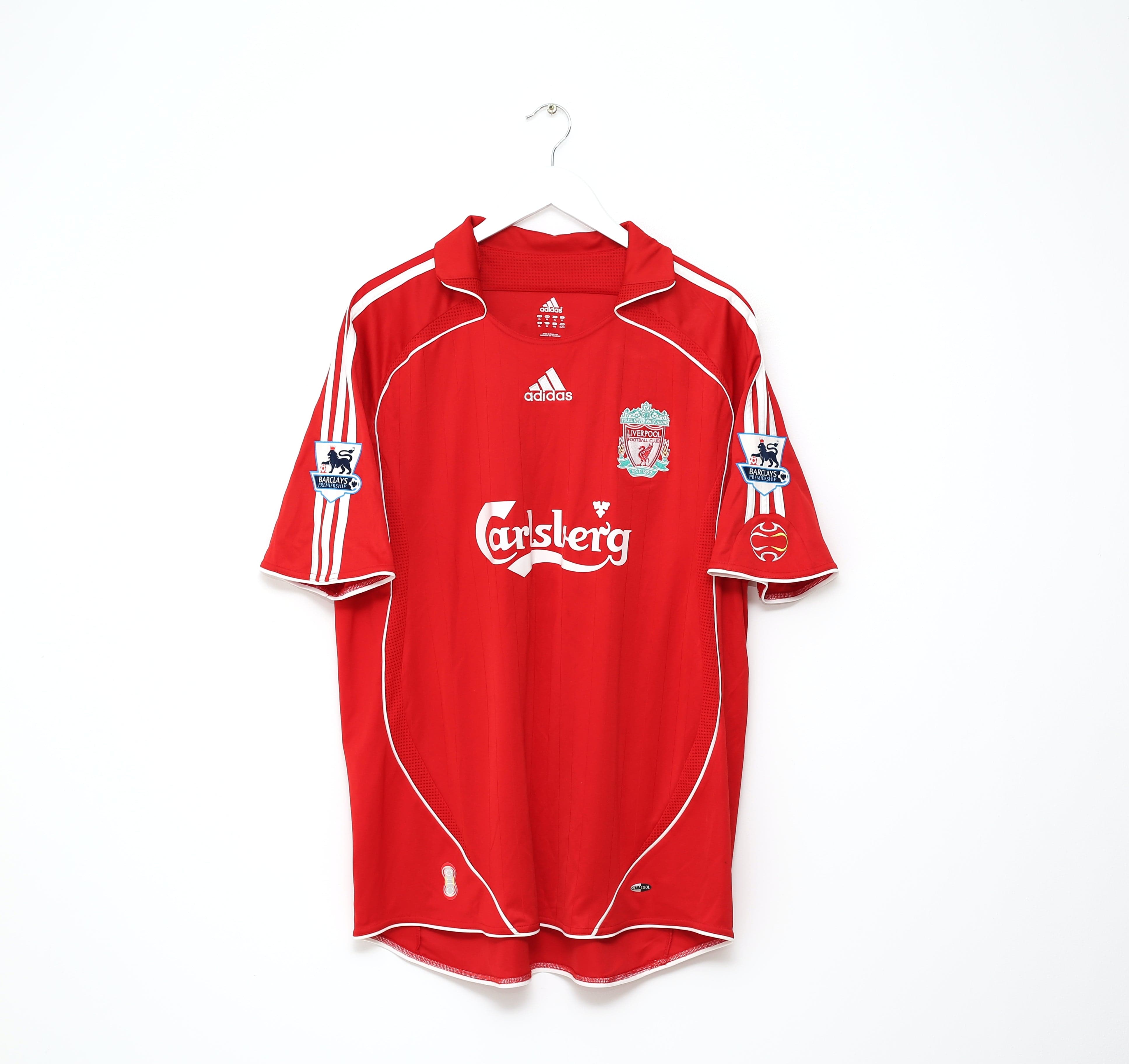 08-09★Liverpool★adidas★サッカーユニフォーム★Torres 2006/08 TORRES #9 Liverpool Vintage adidas Home Football Shirt