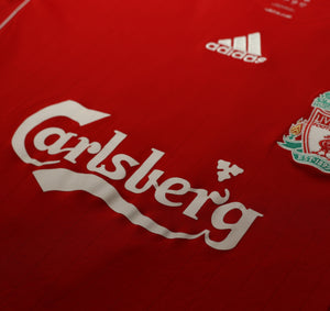 2006/08 TORRES #9 Liverpool Vintage adidas Home Football Shirt (L)