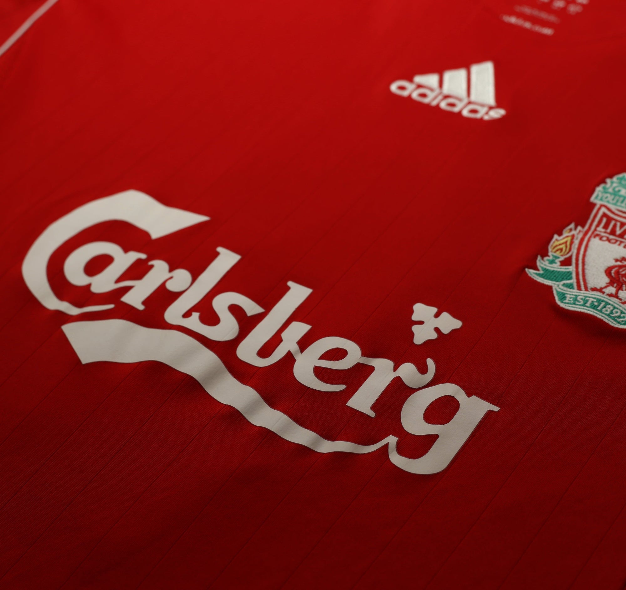 2006/08 TORRES #9 Liverpool Vintage adidas Home Football Shirt (L)