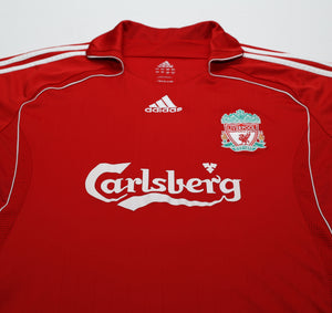 2006/08 TORRES #9 Liverpool Vintage adidas Home Football Shirt (L)