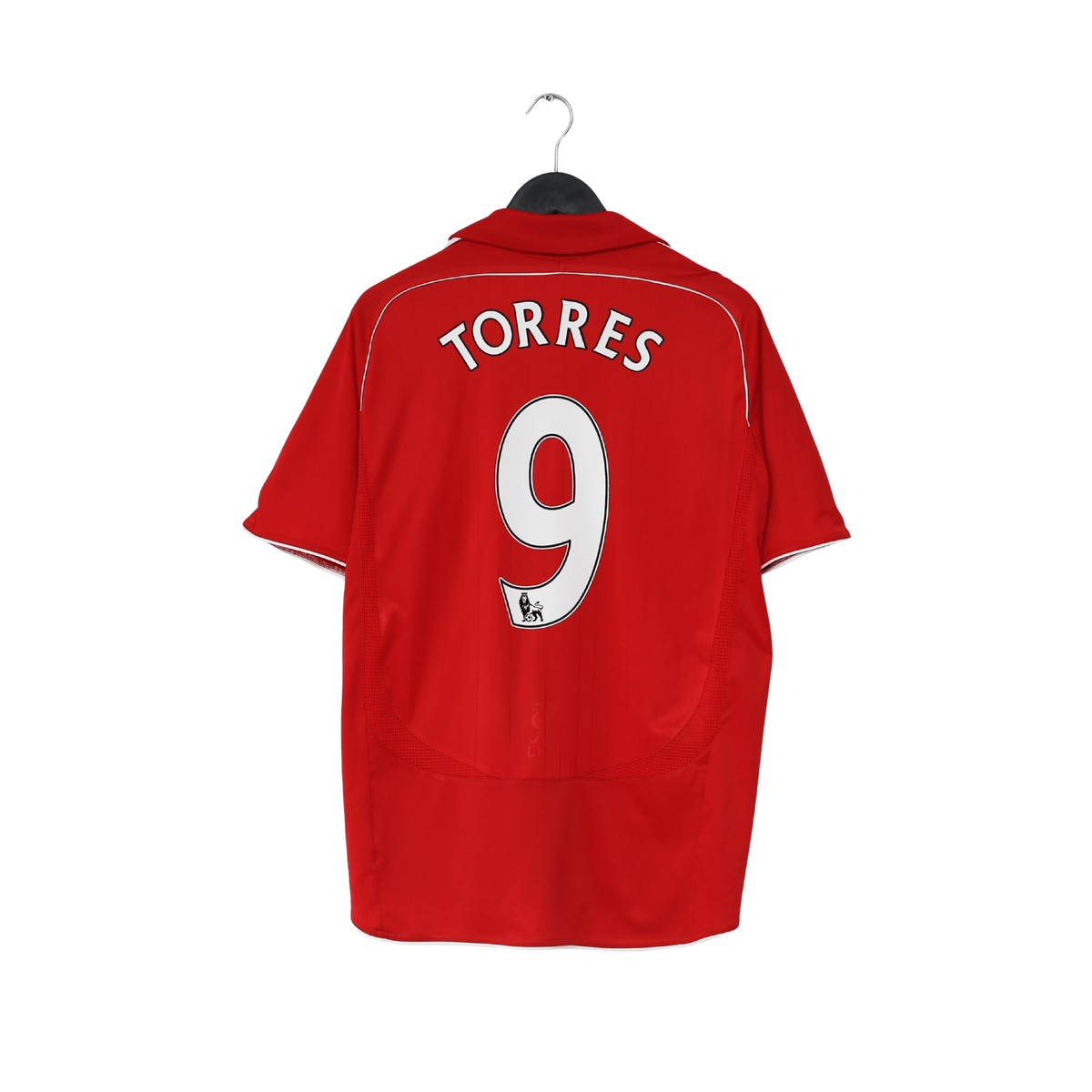 2006/08 TORRES #9 Liverpool Vintage adidas Home Football Shirt (L)