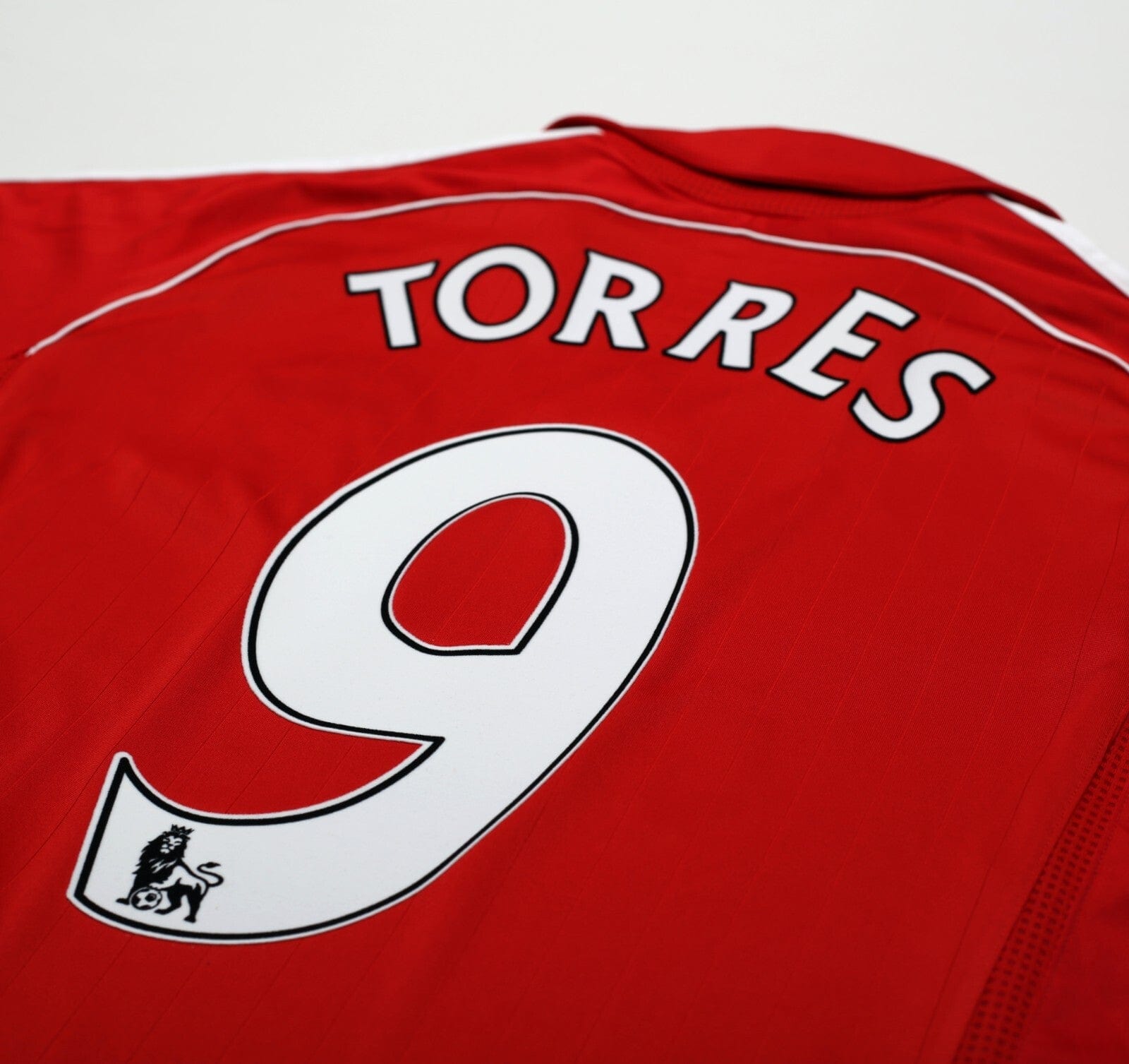 2006/08 TORRES #9 Liverpool Vintage adidas Home Football Shirt (S)