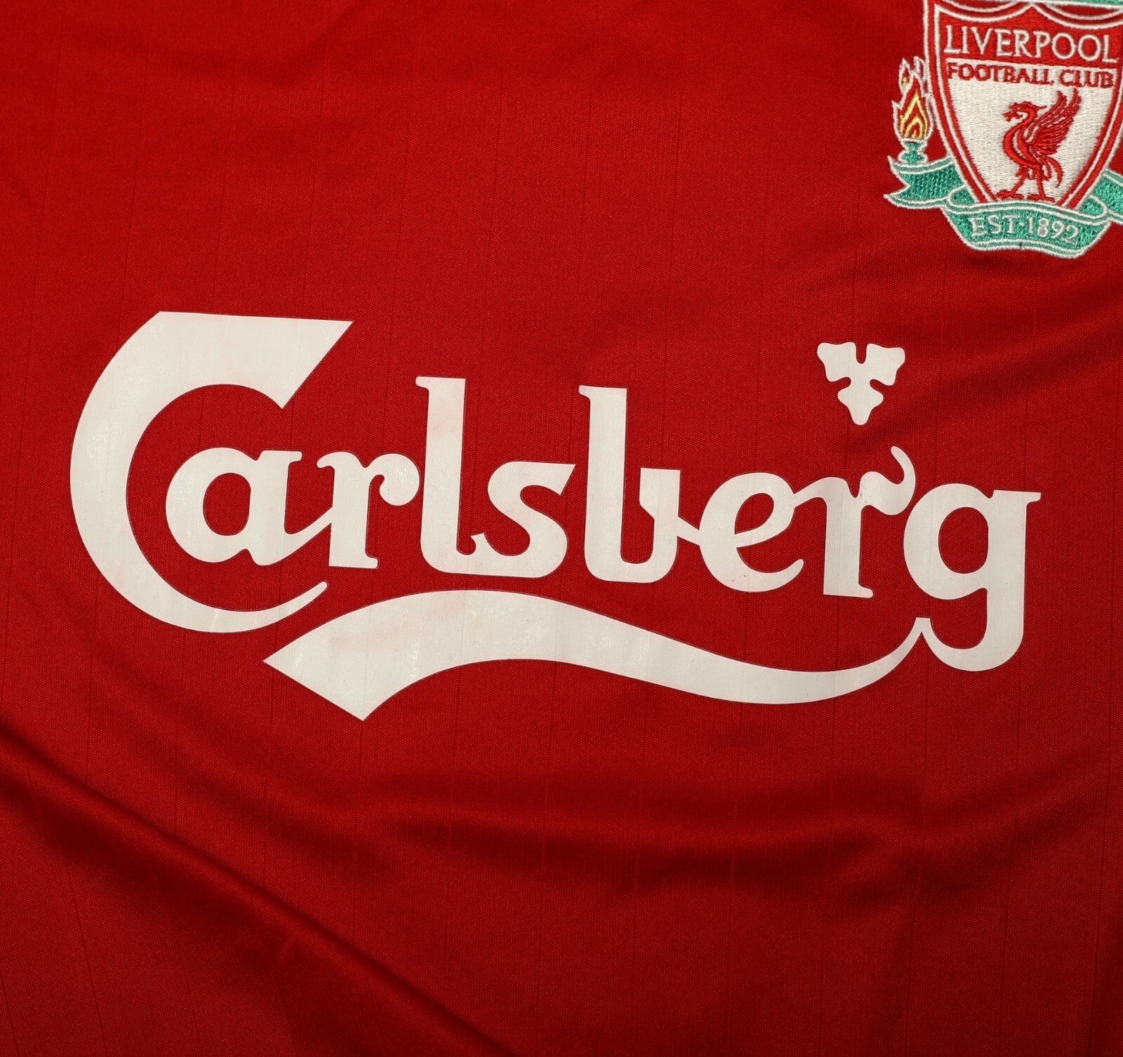 2006/08 TORRES #9 Liverpool Vintage adidas Home Football Shirt (S)