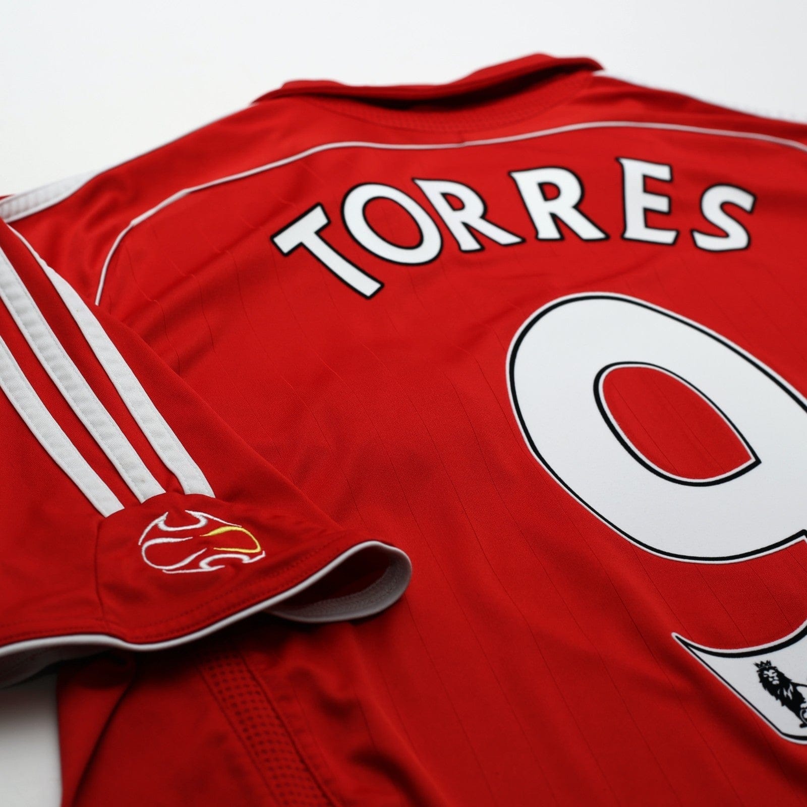 2006/08 Torres #9 Liverpool Vintage adidas Home Football Shirt (XL)