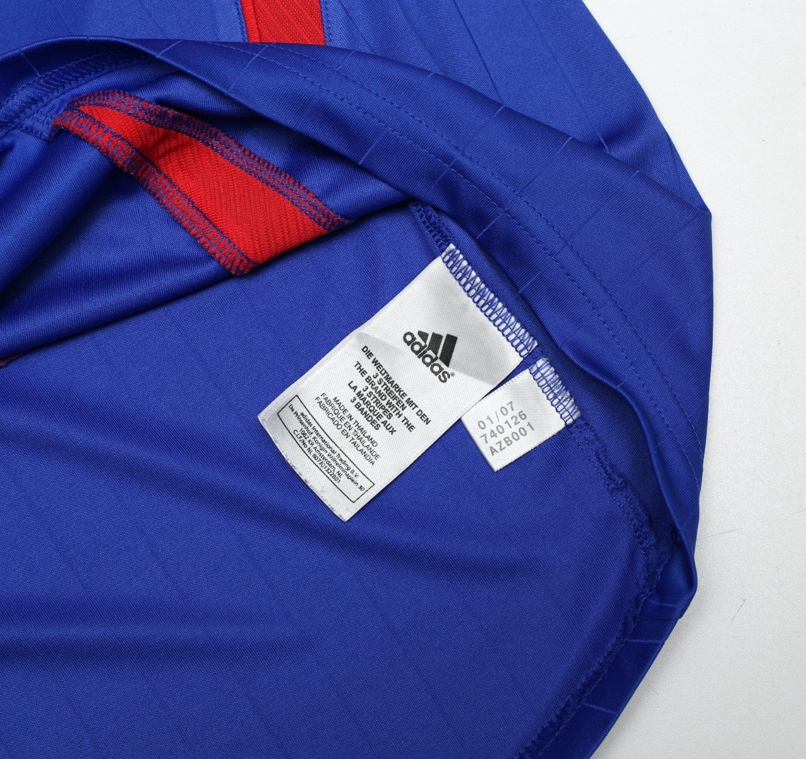 2006/08 ZIDANE #10 France Vintage adidas Home Football Shirt (L) World Cup 2006