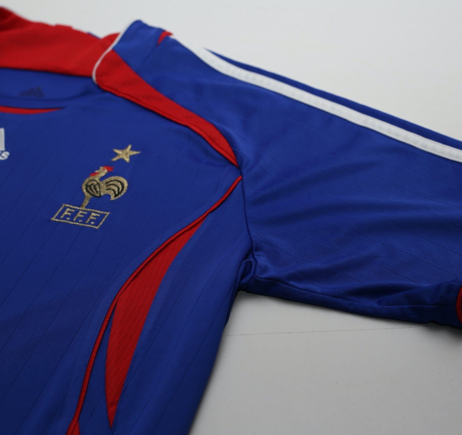 2006/08 ZIDANE #10 France Vintage adidas Home Football Shirt (L) World Cup 2006