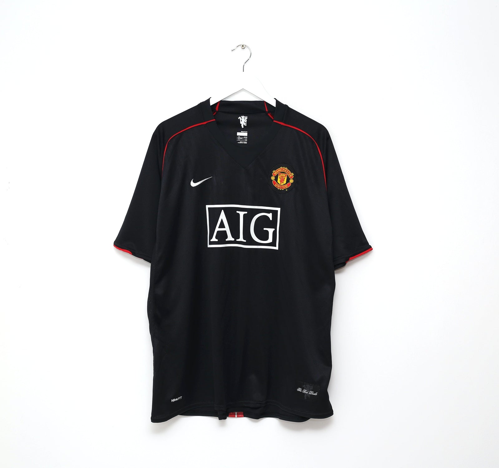 2007/08 #7 Manchester United Vintage Nike Away Football Shirt (XXL)