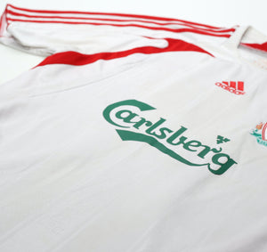 2007/08 ALONSO #14 Liverpool adidas Away Football Shirt (M)