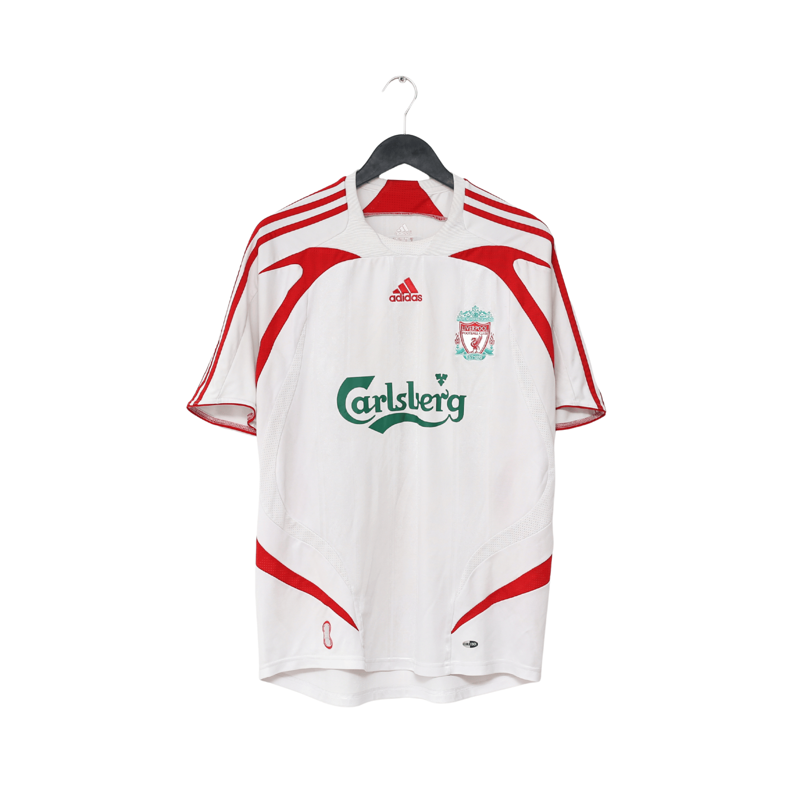 2007/08 ALONSO #14 Liverpool adidas Away Football Shirt (M)