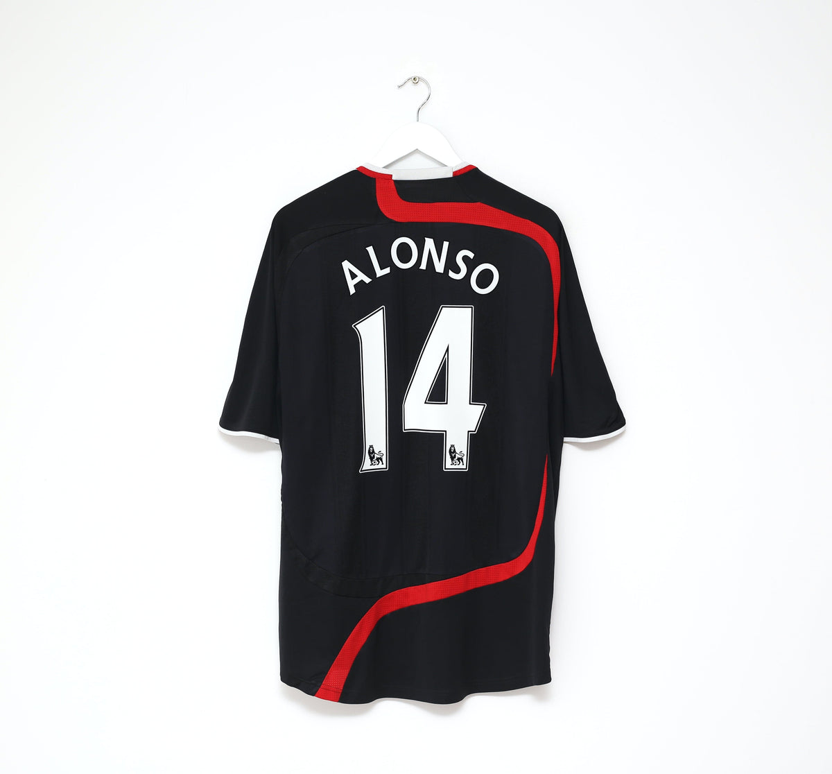 2007/08 ALONSO #14 Liverpool Vintage adidas Third Football Shirt (XL)