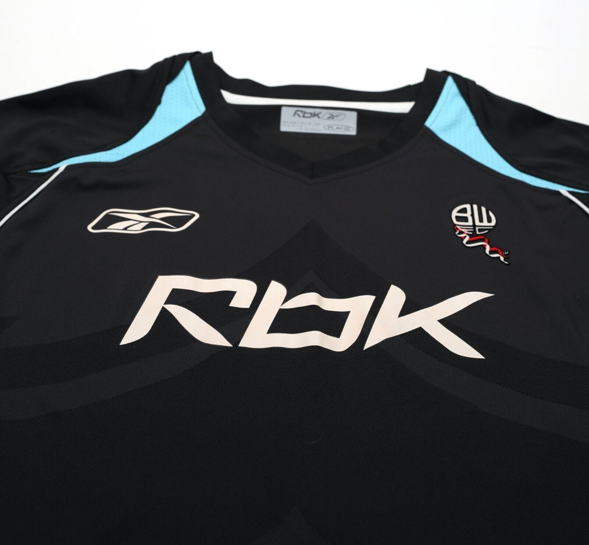 2007/08 ANELKA #39 Bolton Wanderers Vintage Reebok Away Football Shirt (M/L)