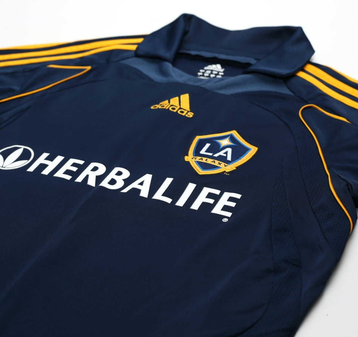 2007/08 BECKHAM #23 LA Galaxy Vintage adidas Away Football Soccer Shirt (S) MLS