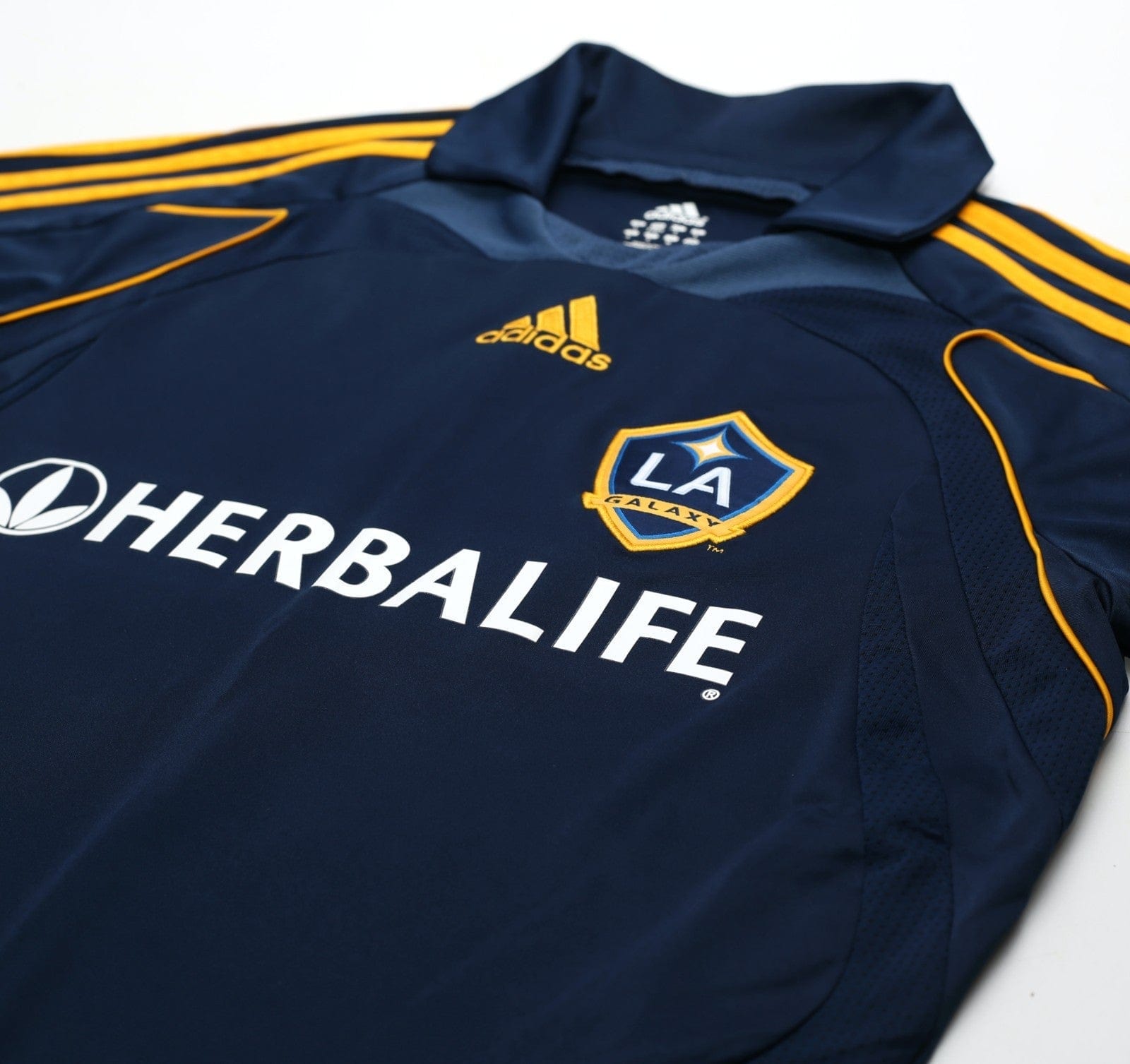 2007/08 BECKHAM #23 LA Galaxy Vintage adidas Away Football Soccer Shirt (S) MLS