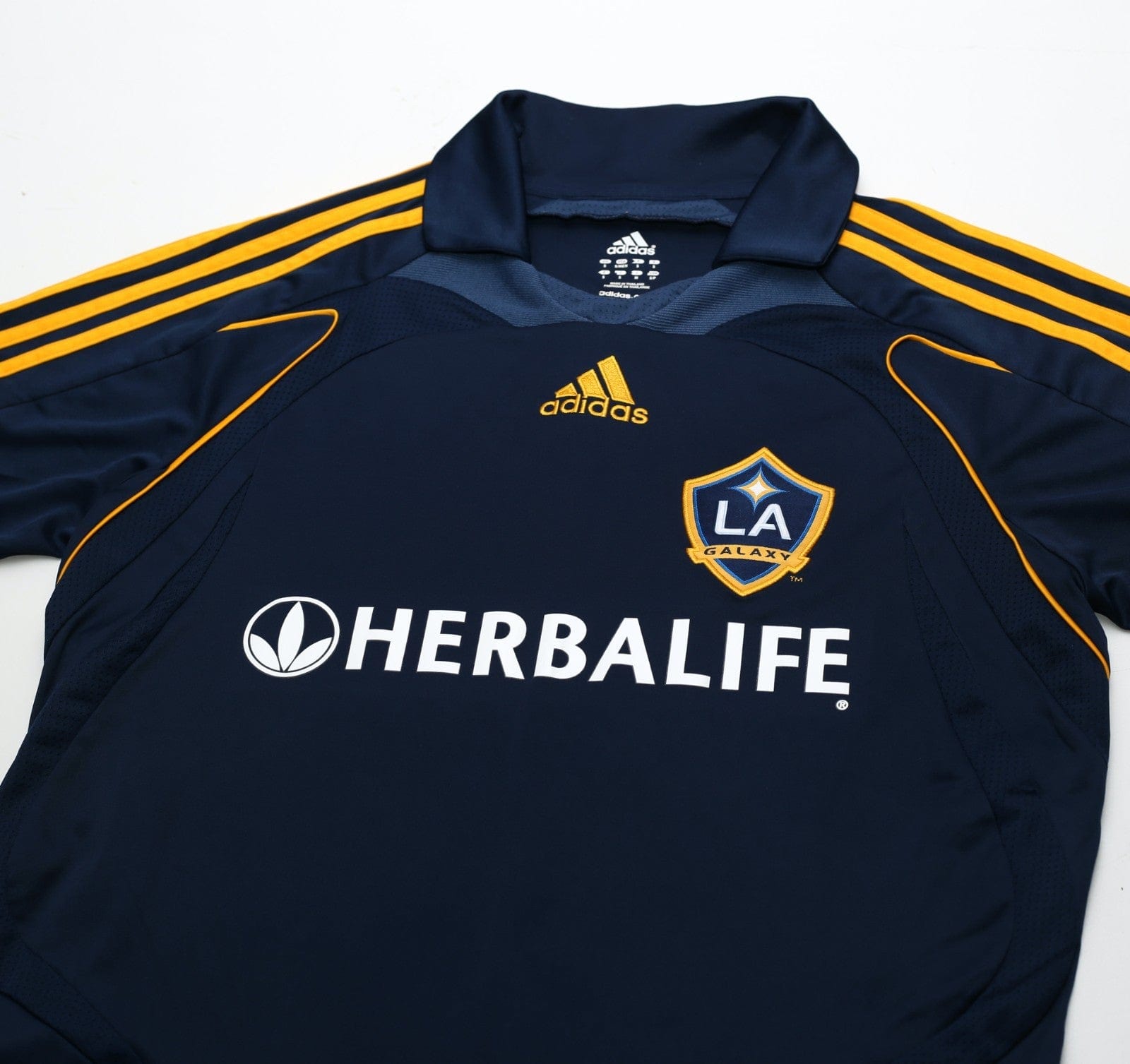 2007/08 BECKHAM #23 LA Galaxy Vintage adidas Away Football Soccer Shirt (S) MLS