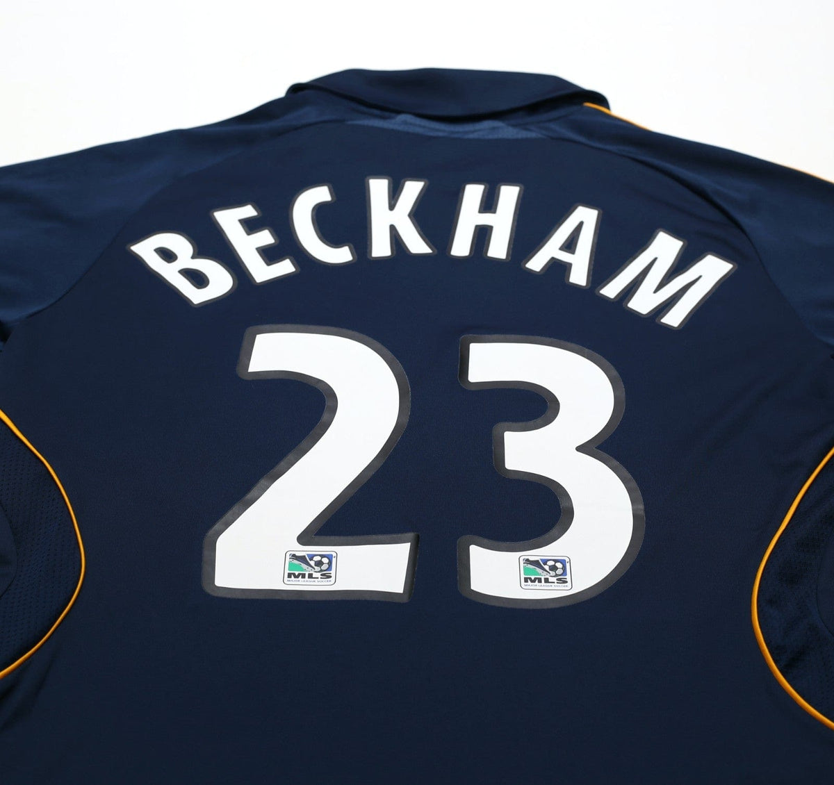 2007/08 BECKHAM #23 LA Galaxy Vintage adidas Away Football Soccer Shirt (S) MLS