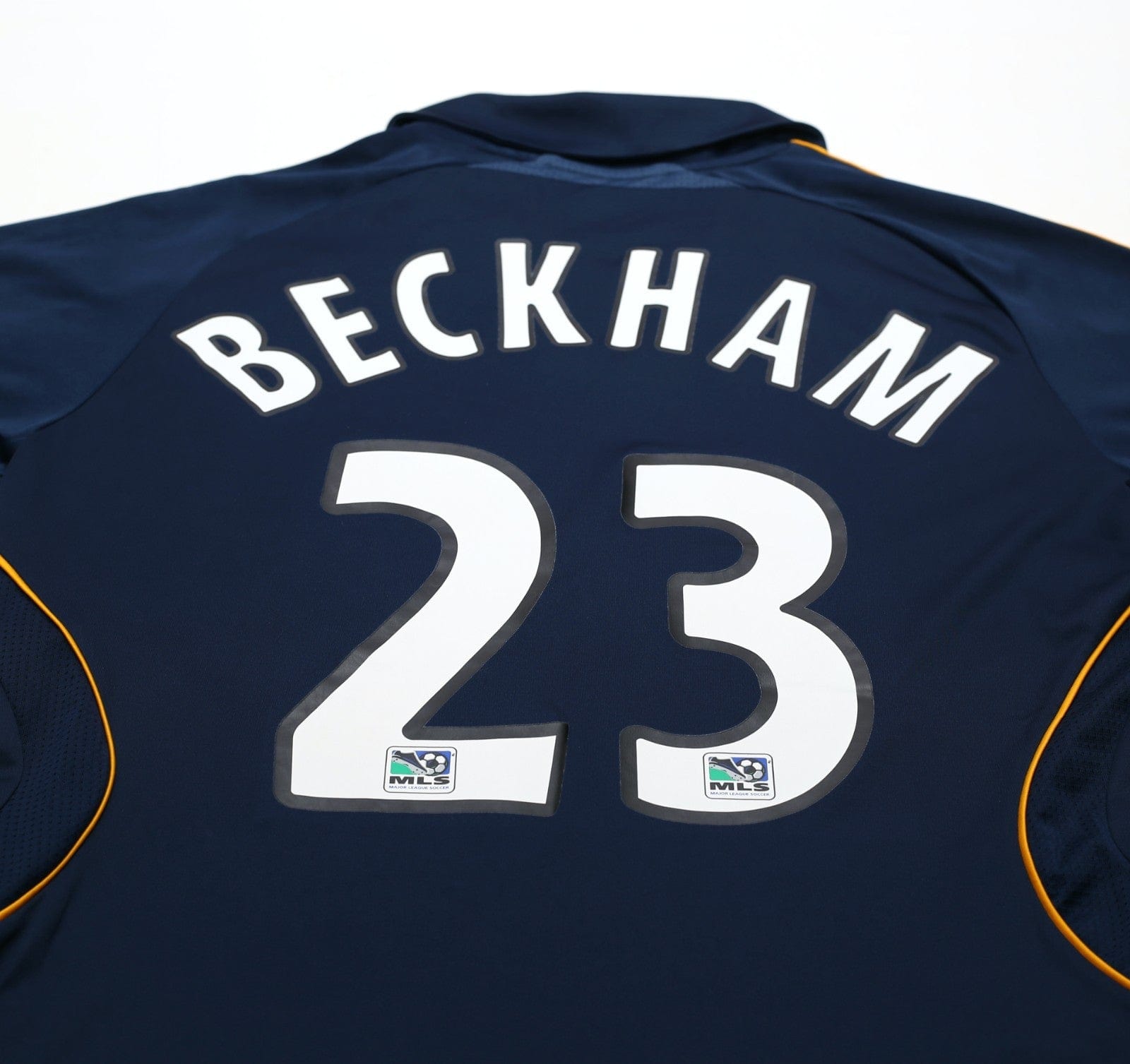 2007/08 BECKHAM #23 LA Galaxy Vintage adidas Away Football Soccer Shirt (S) MLS