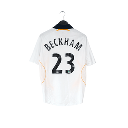 2007/08 BECKHAM #23 LA Galaxy Vintage adidas Home Football Soccer Shirt (S) MLS
