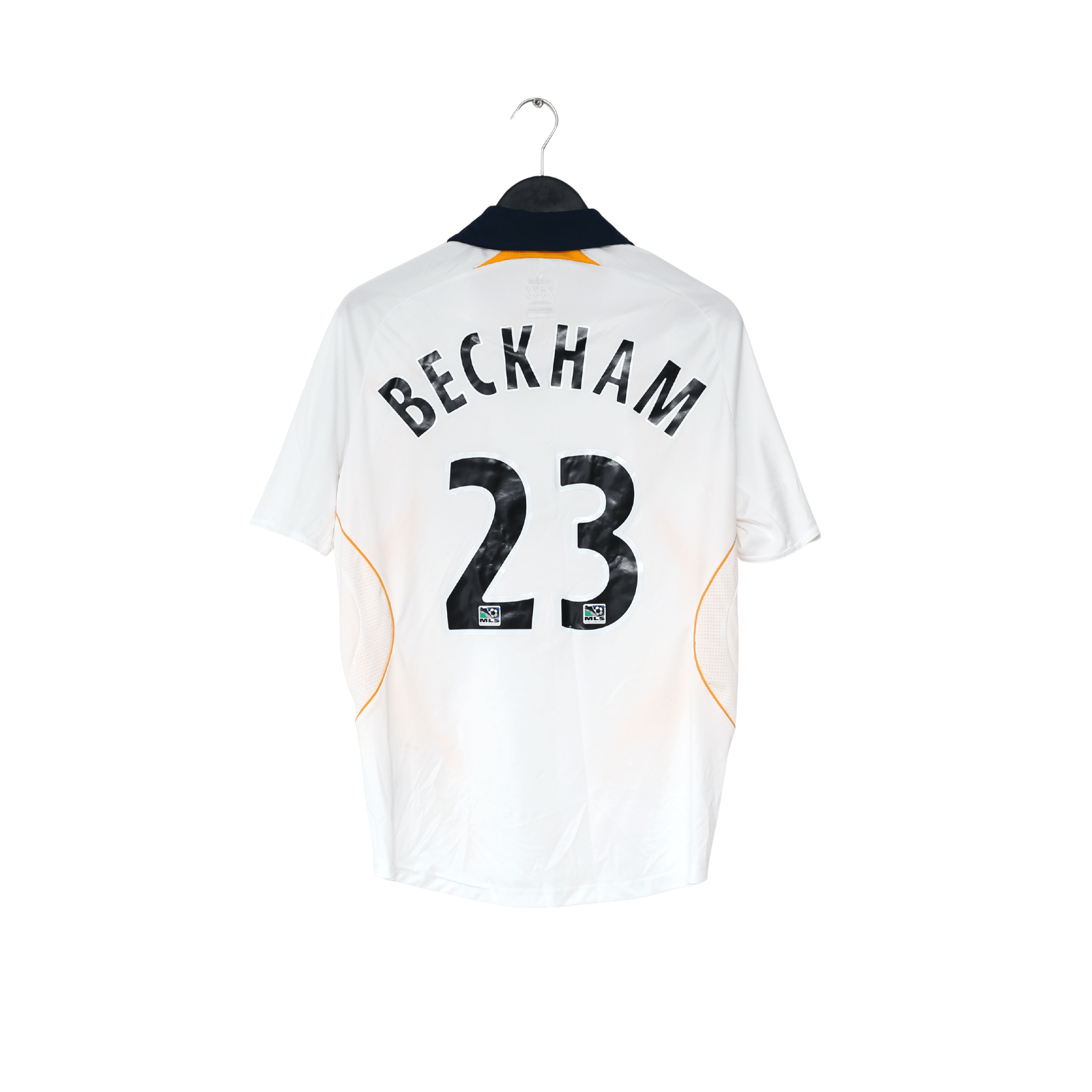 2007/08 BECKHAM #23 LA Galaxy Vintage adidas Home Football Soccer Shirt (S) MLS
