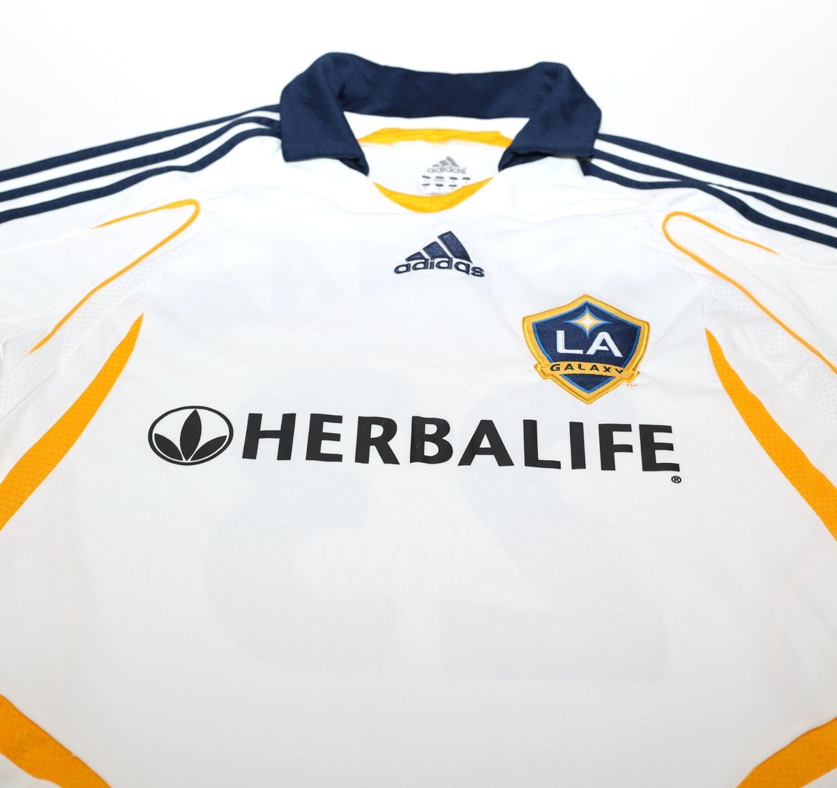 2007/08 BECKHAM #23 LA Galaxy Vintage adidas Home Football Soccer Shirt (S) MLS