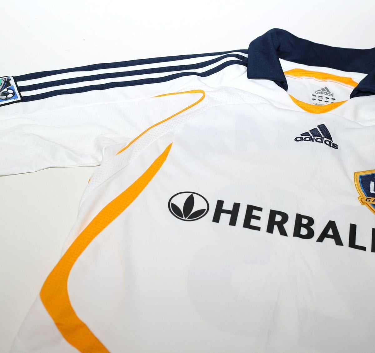 2007/08 BECKHAM #23 LA Galaxy Vintage adidas Home Football Soccer Shirt (S) MLS