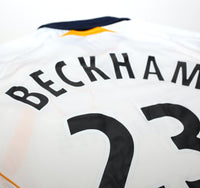 2007/08 BECKHAM #23 LA Galaxy Vintage adidas Home Football Soccer Shirt (S) MLS