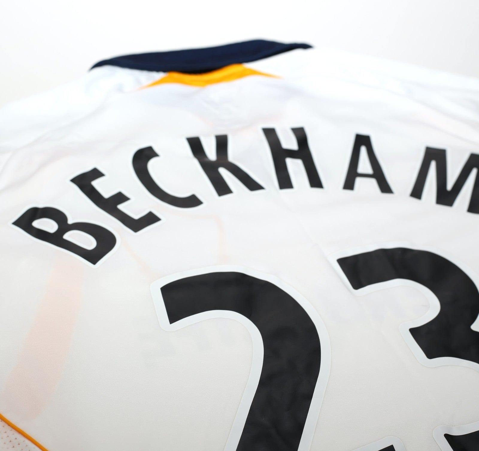 2007/08 BECKHAM #23 LA Galaxy Vintage adidas Home Football Soccer Shirt (S) MLS