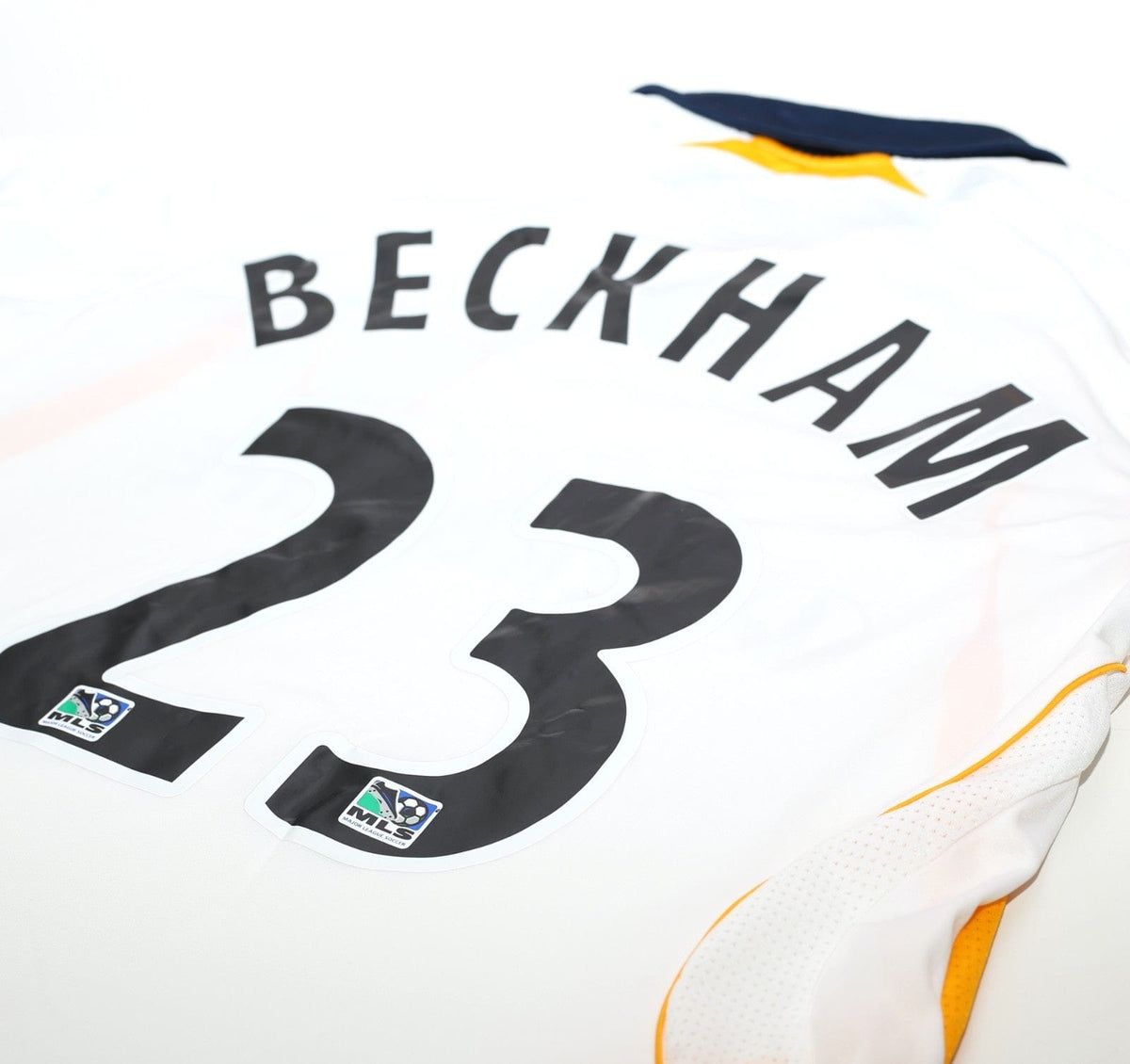 2007/08 BECKHAM #23 LA Galaxy Vintage adidas Home Football Soccer Shirt (S) MLS