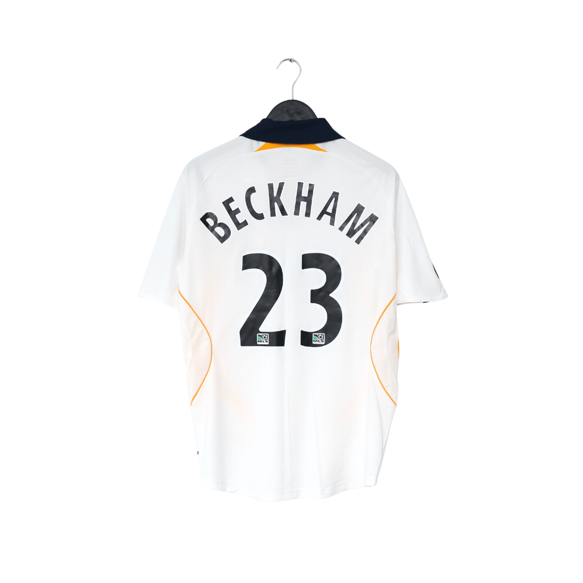 2007/08 BECKHAM #23 LA Galaxy Vintage adidas Home Football Soccer Shirt (S) MLS