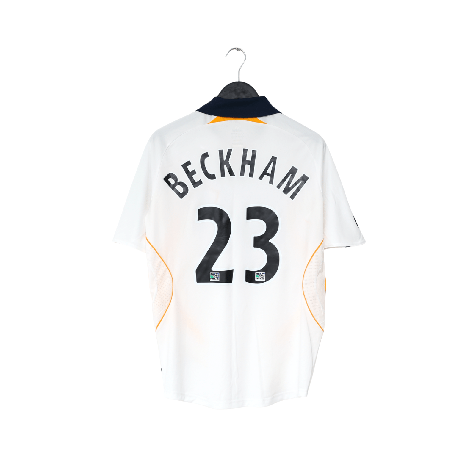 2007/08 BECKHAM #23 LA Galaxy Vintage adidas Home Football Soccer Shirt (S) MLS