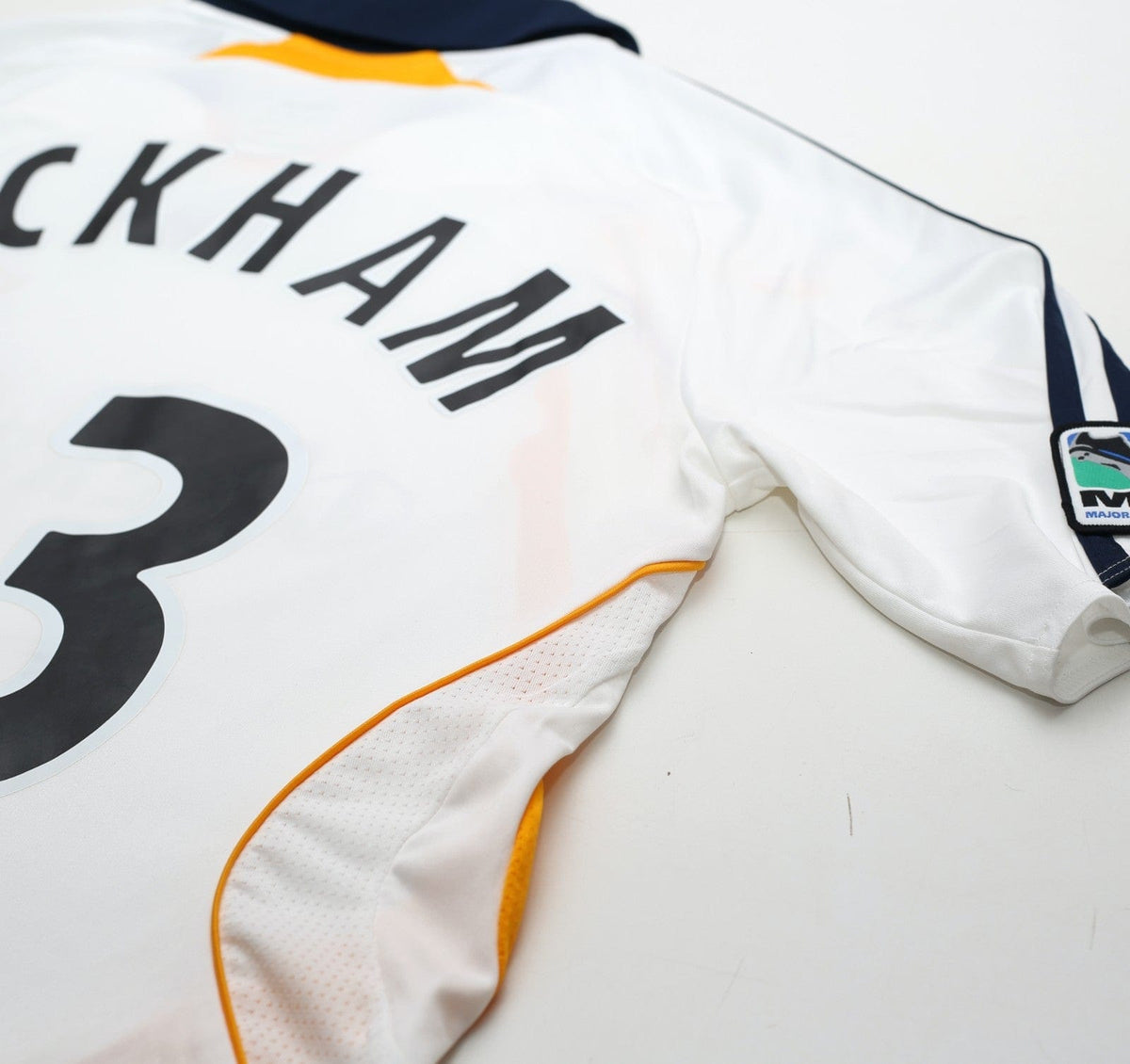 2007/08 BECKHAM #23 LA Galaxy Vintage adidas Home Football Soccer Shirt (S) MLS