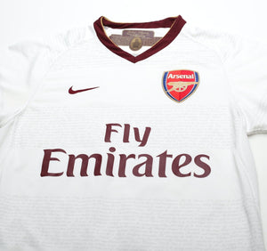 2007/08 BENDTNER #26 Arsenal Vintage Nike Away Football Shirt Jersey (S)