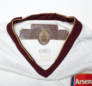 2007/08 BENDTNER #26 Arsenal Vintage Nike Away Football Shirt Jersey (S)