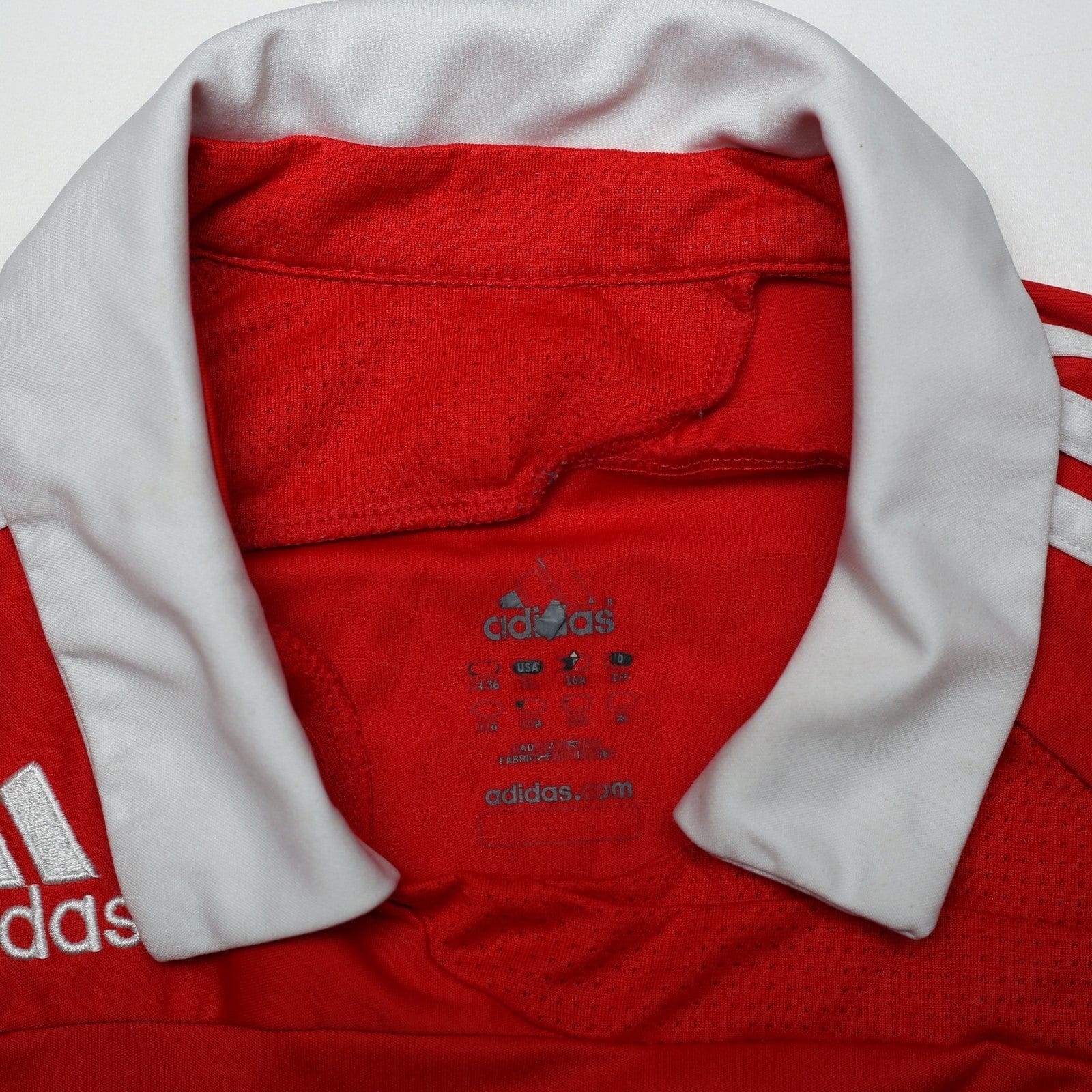 2007/08 Benfica Vintage adidas Home Football Shirt (S)