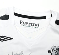 2007/08 CAHILL #17 Everton Vintage Umbro Away Football Shirt (S) SIGNED