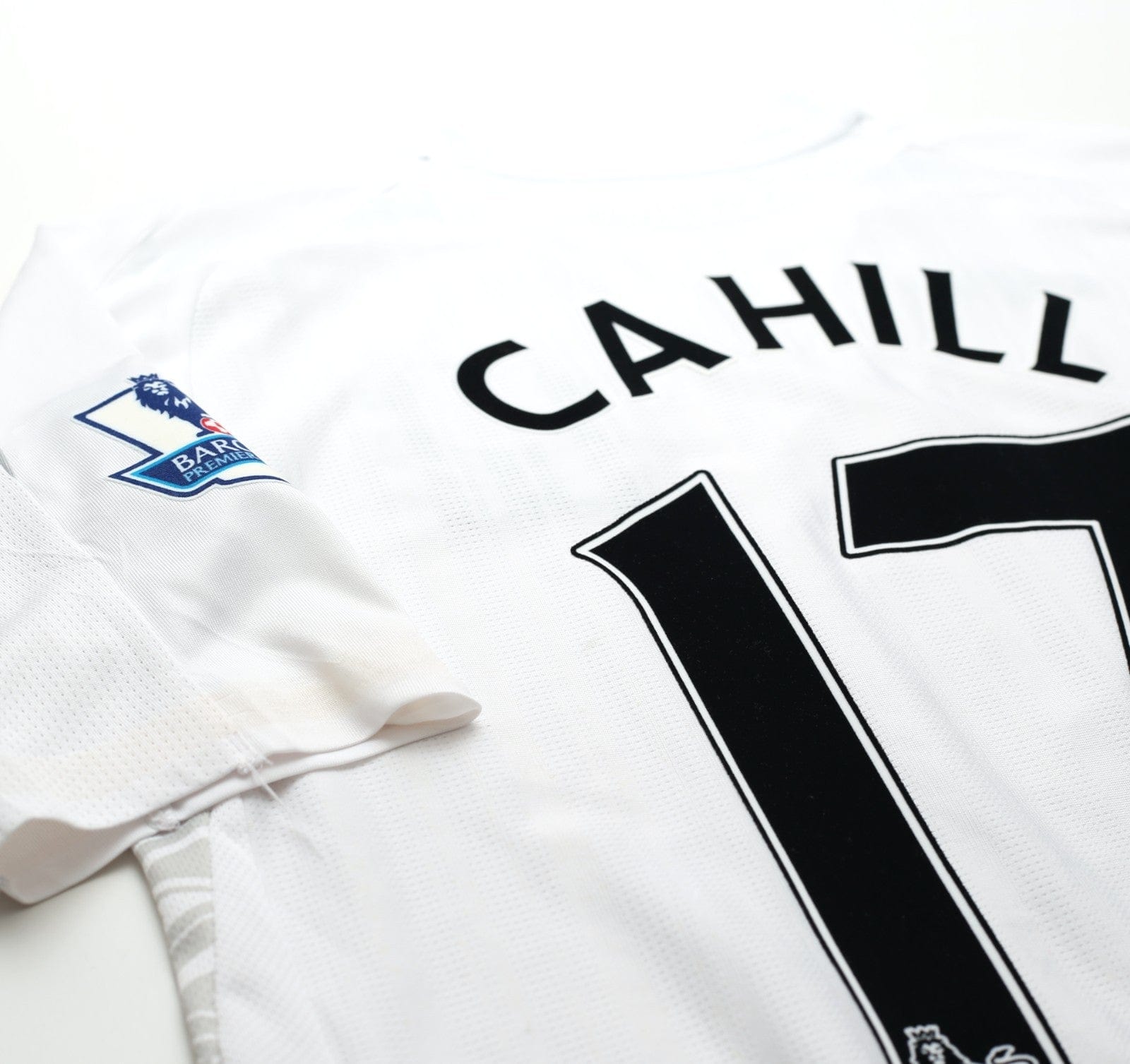 2007/08 CAHILL #17 Everton Vintage Umbro Away Football Shirt (S) SIGNED