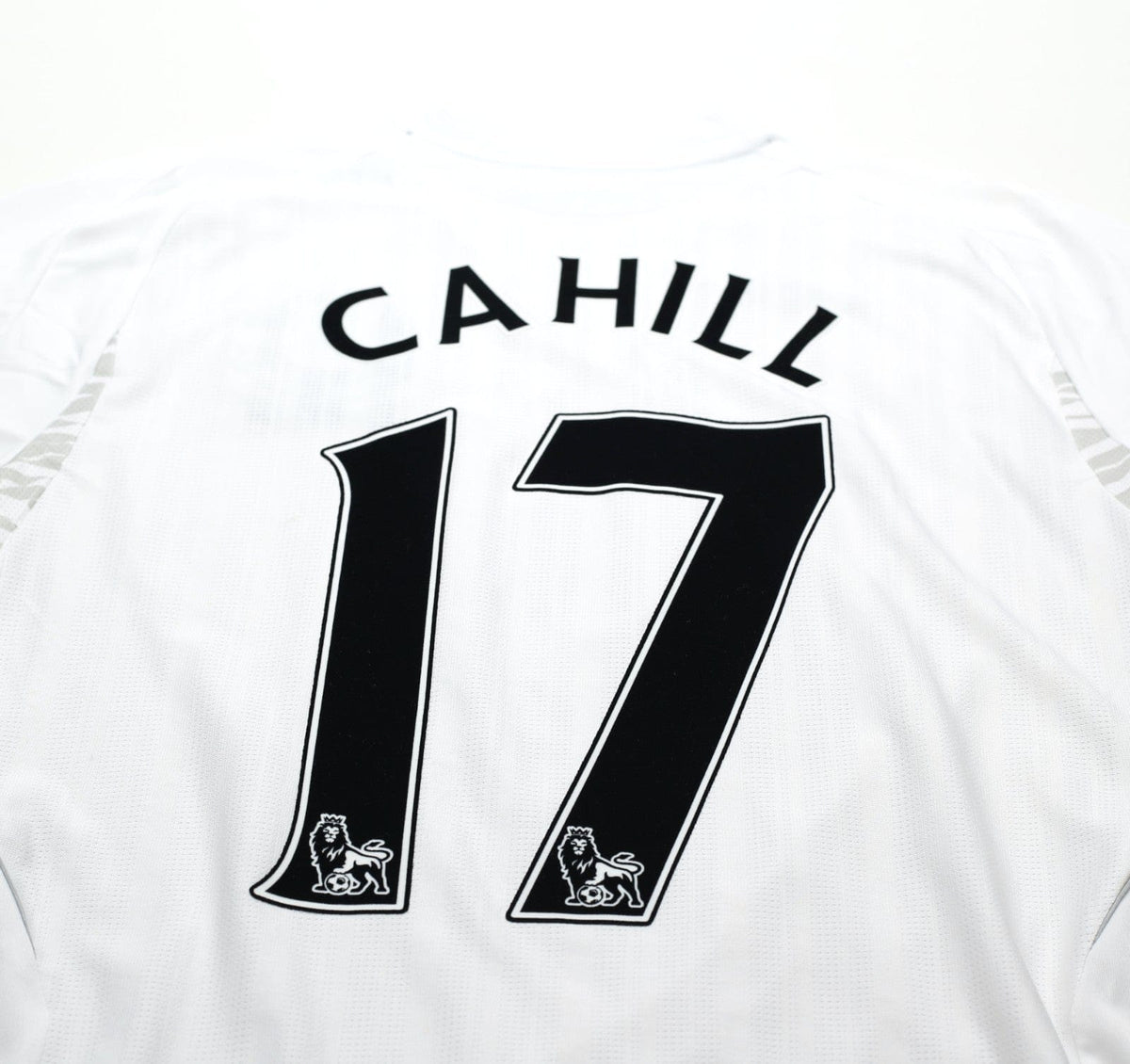 2007/08 CAHILL #17 Everton Vintage Umbro Away Football Shirt (S) SIGNED