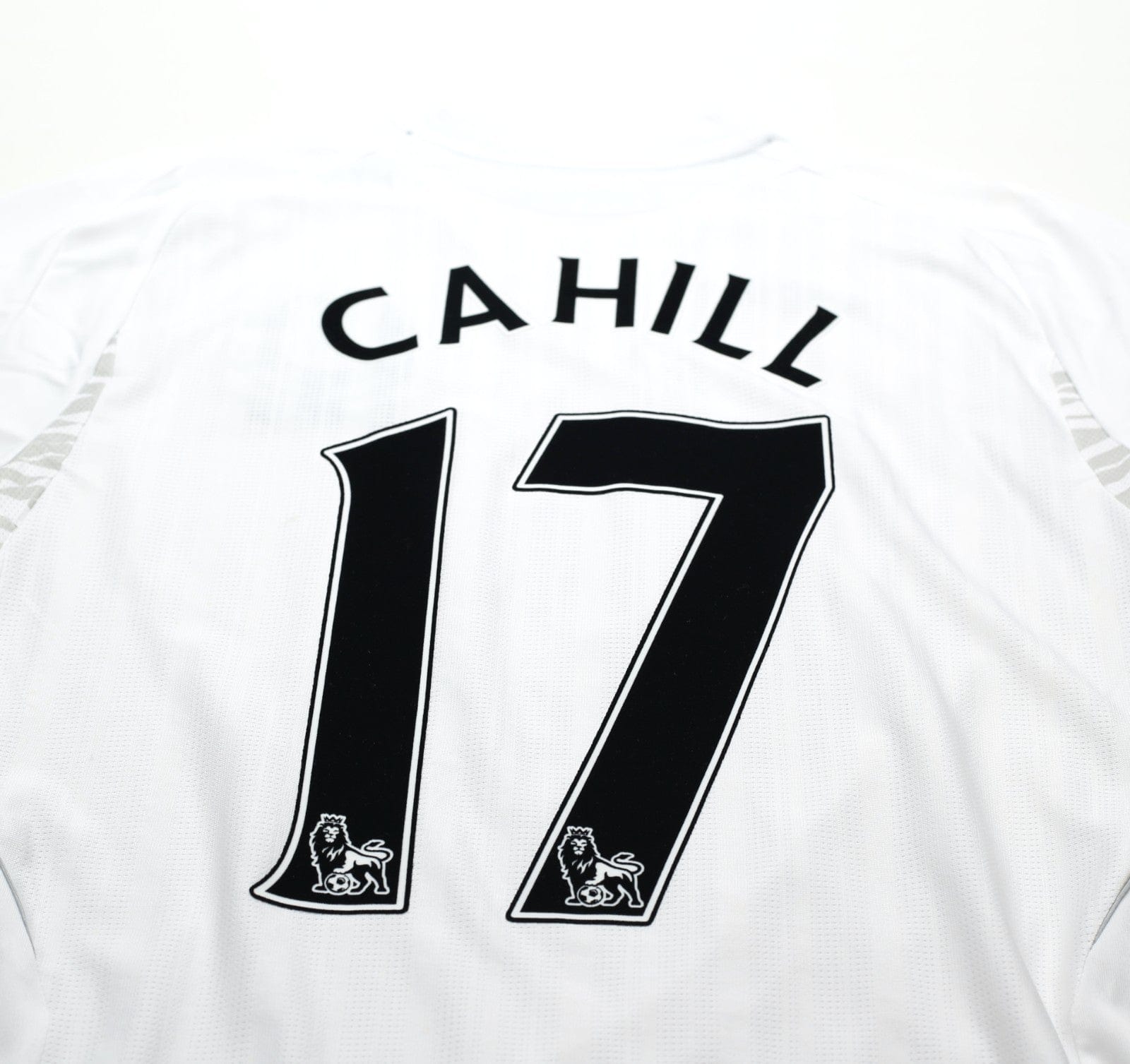 2007/08 CAHILL #17 Everton Vintage Umbro Away Football Shirt (S) SIGNED
