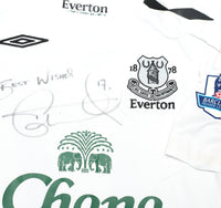 2007/08 CAHILL #17 Everton Vintage Umbro Away Football Shirt (S) SIGNED