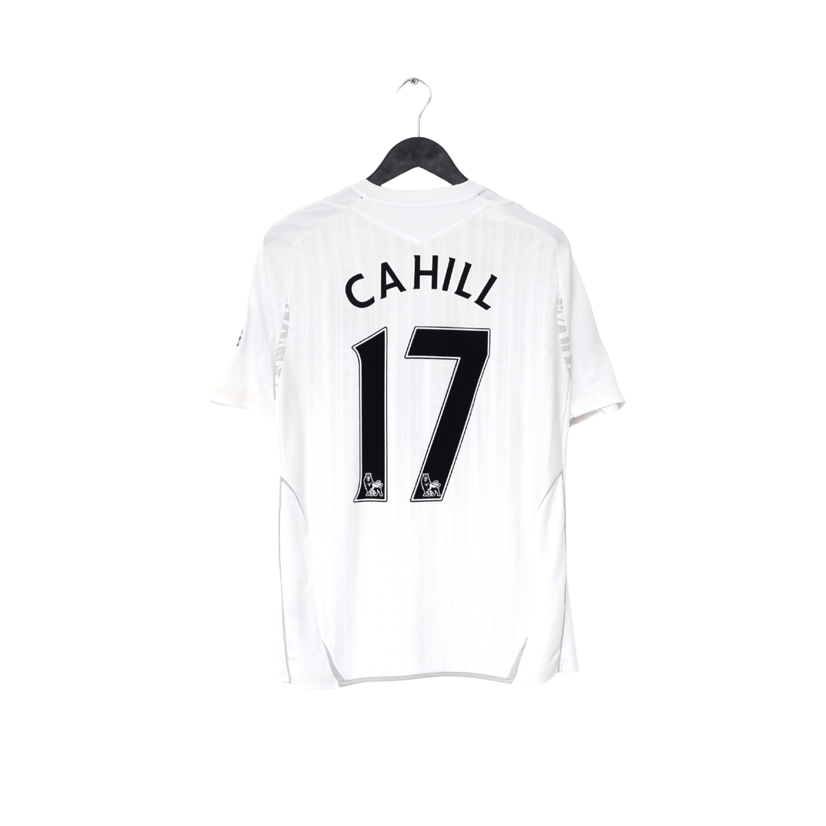 2007/08 CAHILL #17 Everton Vintage Umbro Away Football Shirt (S) SIGNED