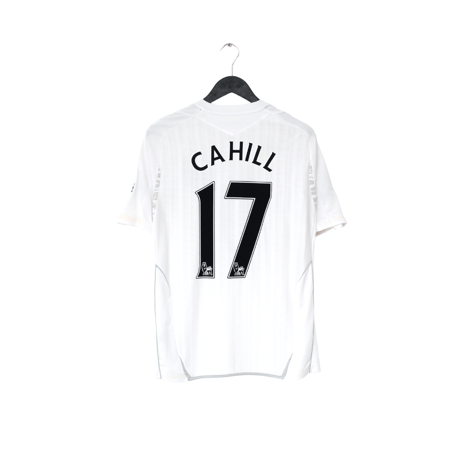 2007/08 CAHILL #17 Everton Vintage Umbro Away Football Shirt (S) SIGNED