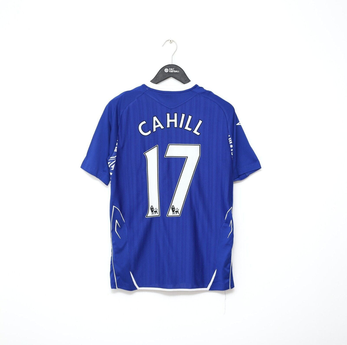 2007/08 CAHILL #17 Everton Vintage Umbro Home Football Shirt Jersey (S)