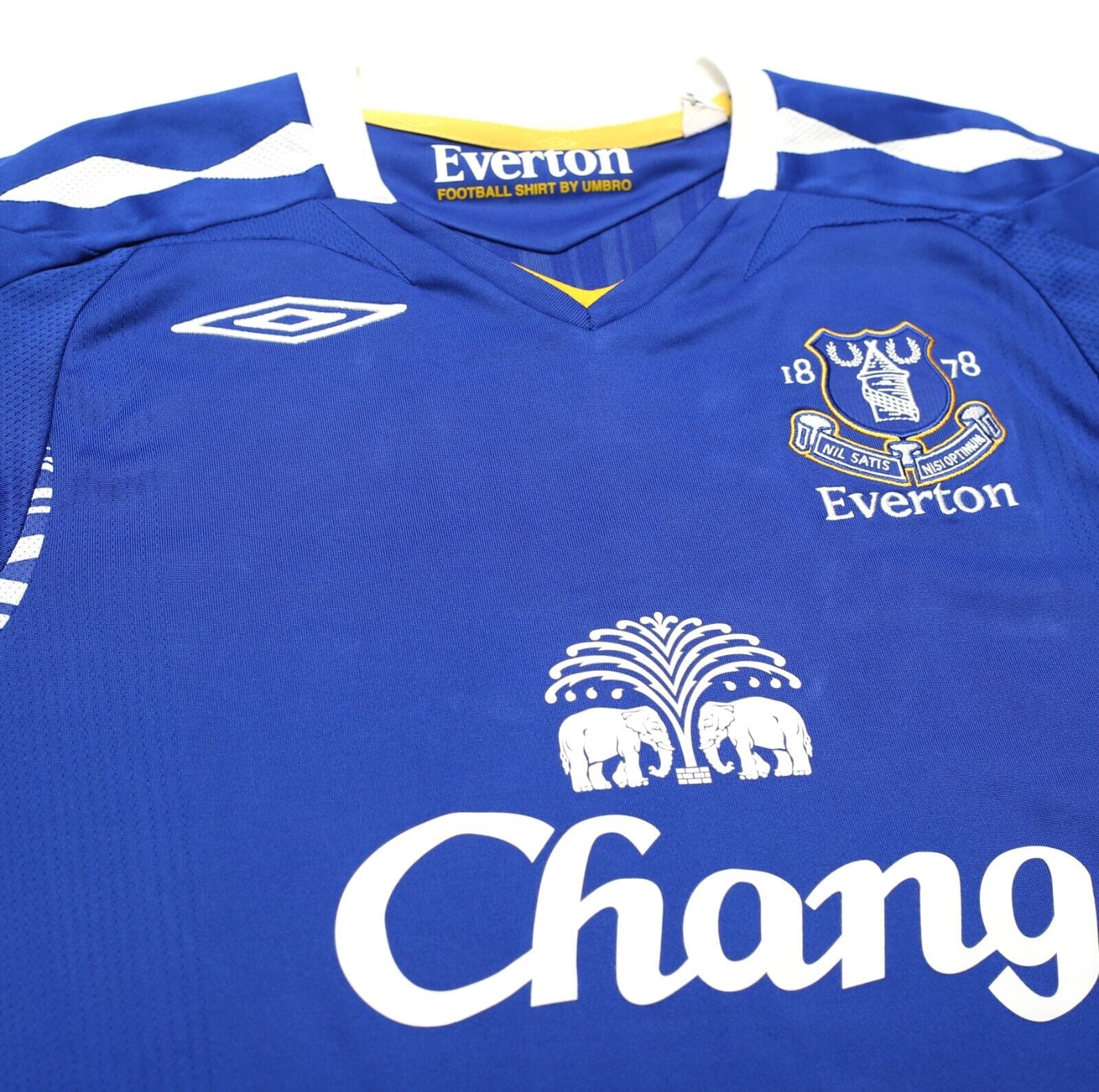 2007/08 CAHILL #17 Everton Vintage Umbro Home Football Shirt Jersey (S