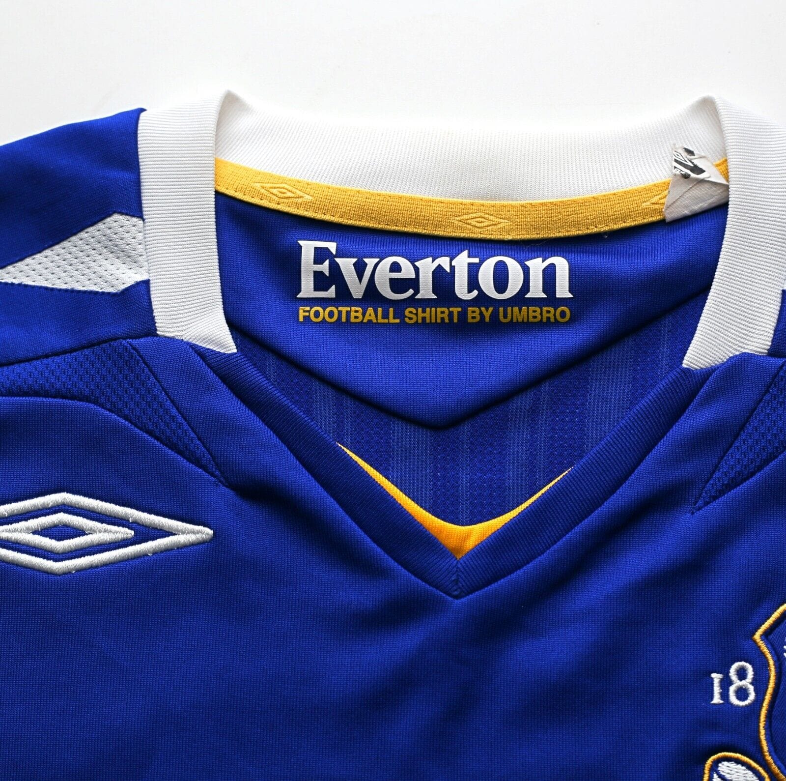 2007/08 CAHILL #17 Everton Vintage Umbro Home Football Shirt Jersey (S