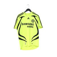 2007/08 Drogba #11 Chelsea Vintage adidas Away Football Shirt (M)